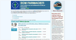 Desktop Screenshot of ecm-farmacisti.info